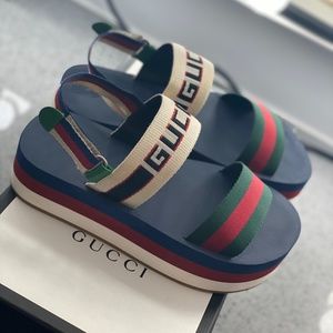Womens Gucci Bedlam Platform Sandals